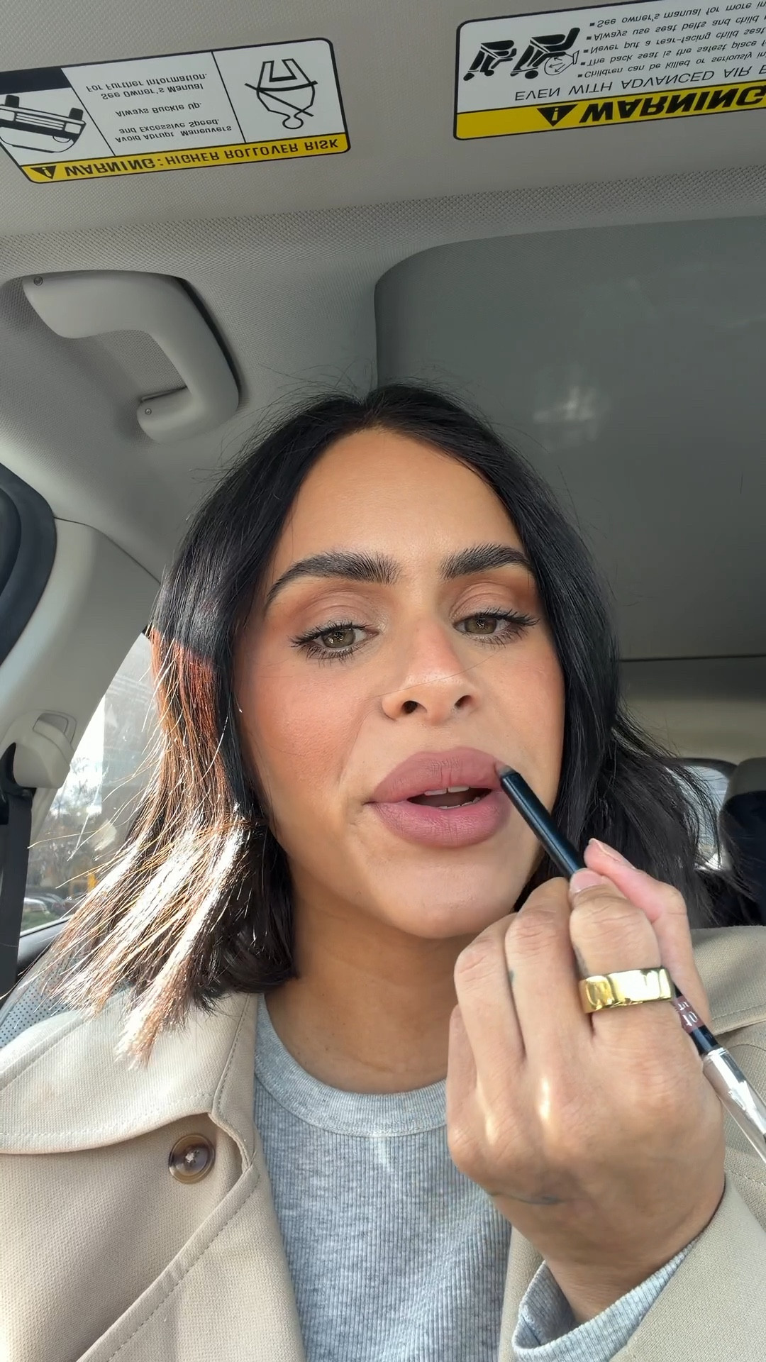 The best nude pink everyday lip liner. I’m wearing the color 310 beige tulle