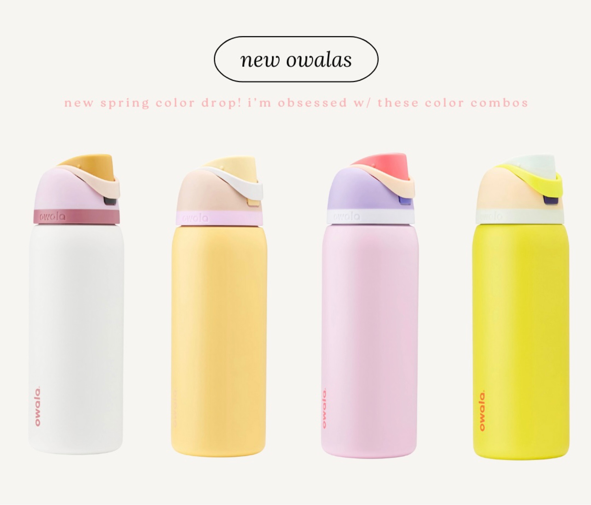 i’ll take on of each pls!!! my go-to water bottle because it keep my water cold + has the cute sip or straw feature! i absolutely LOVE these spring colors 🌸🌼

spring owala, water bottle finds

#LTKfitness #LTKGiftGuide
