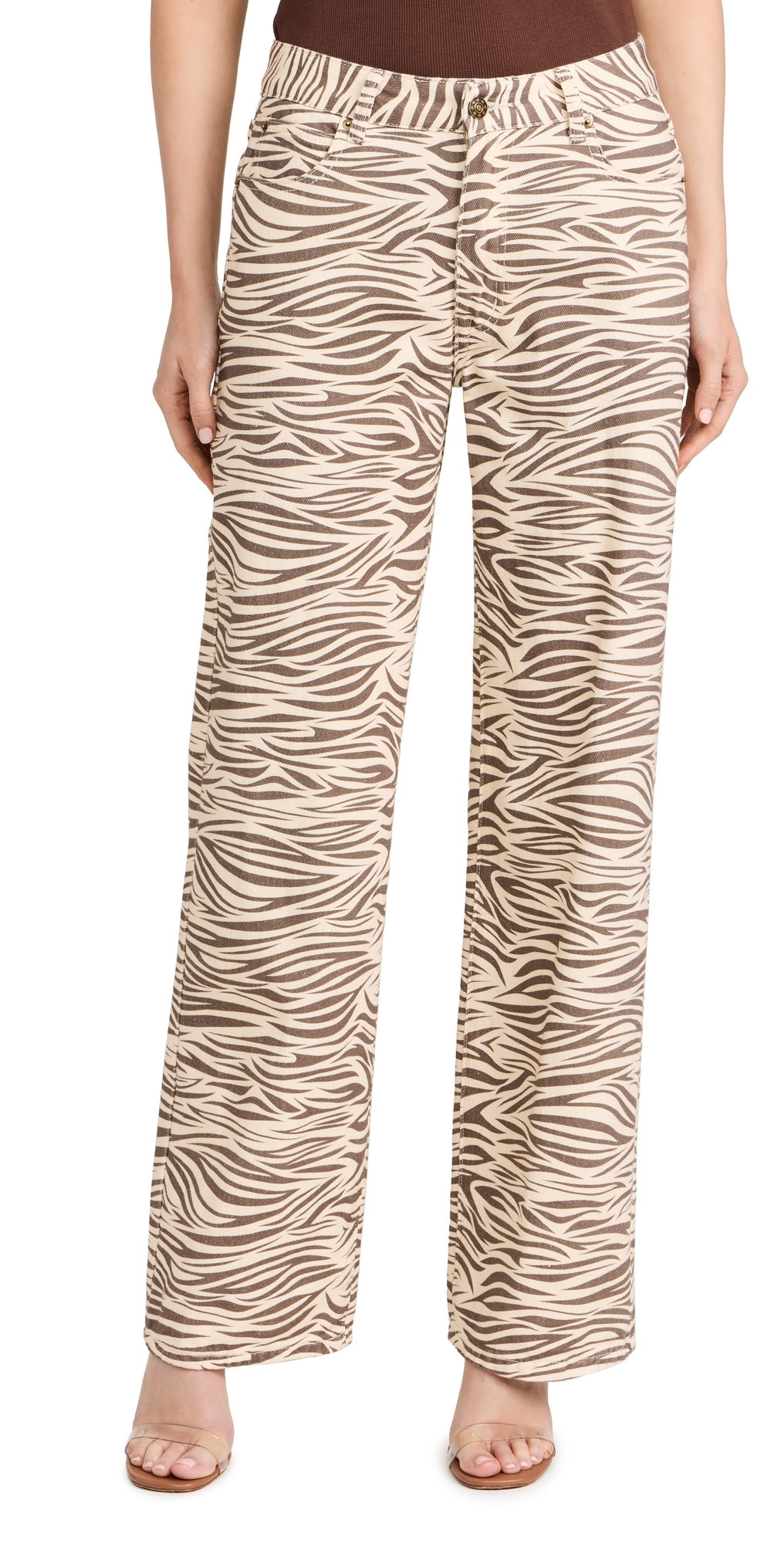 Lioness Top Model Jeans Zebra S | Shopbop