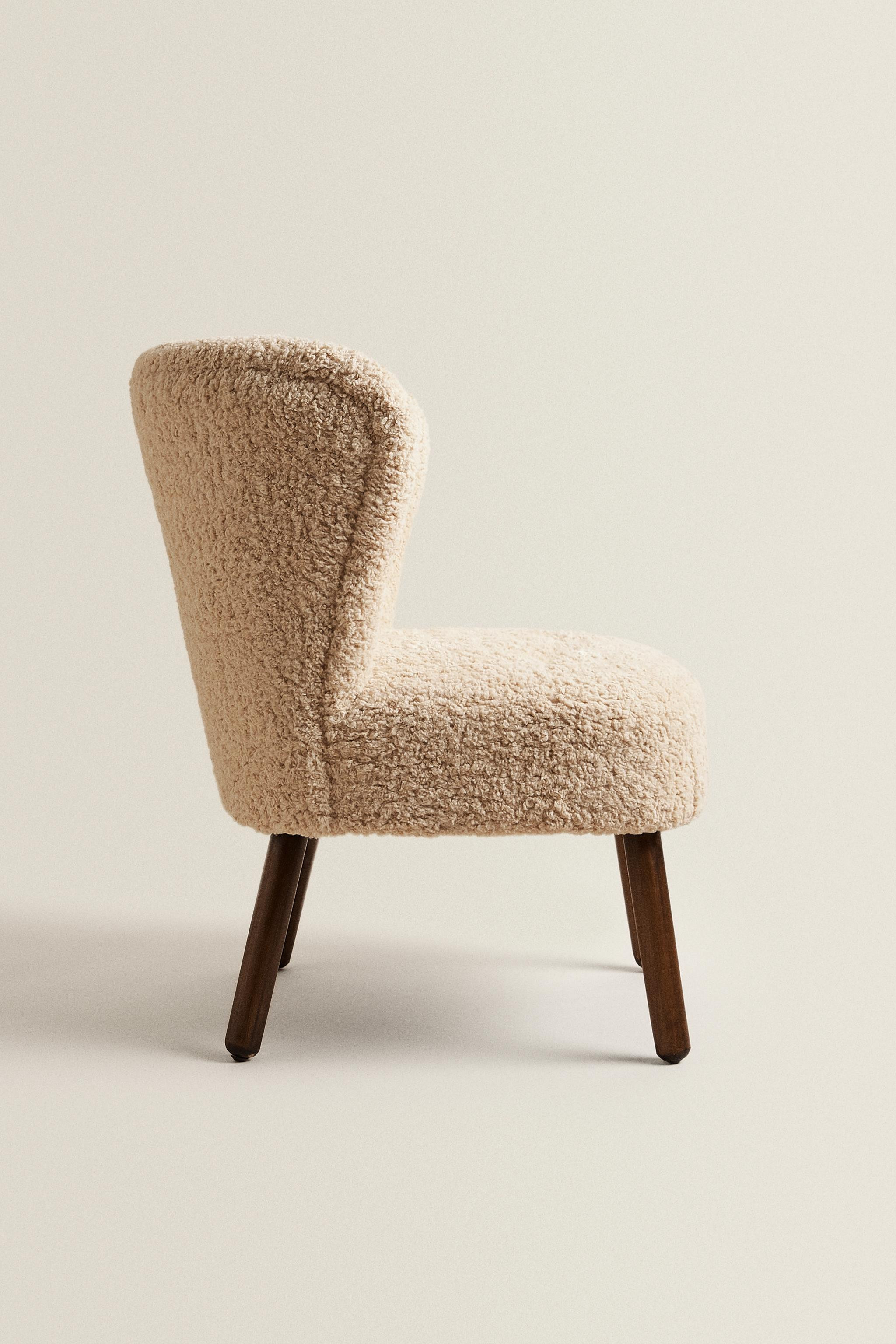 BEIGE TERRYCLOTH ARMCHAIR | Zara US