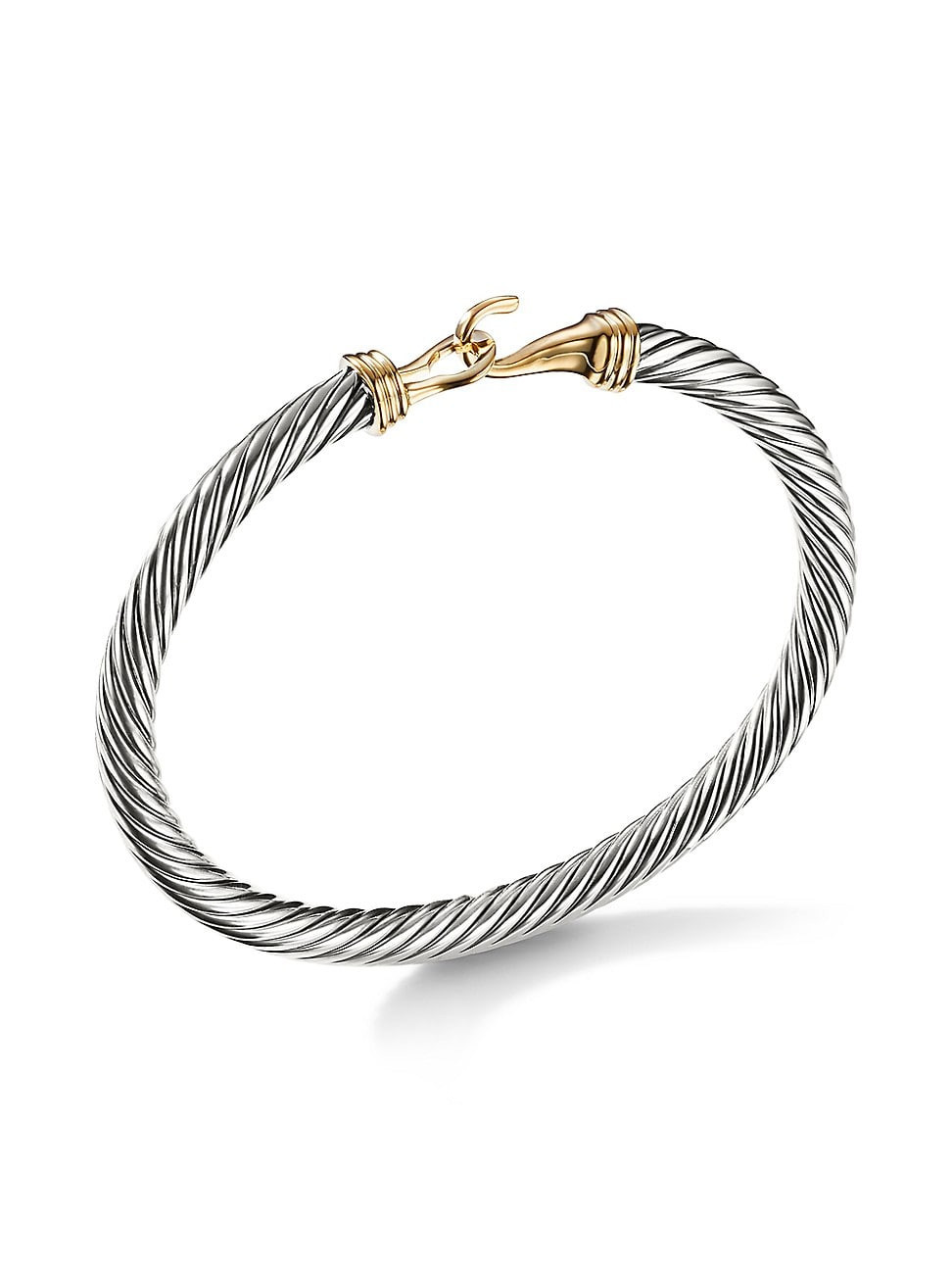 Women's Buckle Classic Cable Bracelet in Sterling Silver - Silver - Size XS | Saks Fifth Avenue