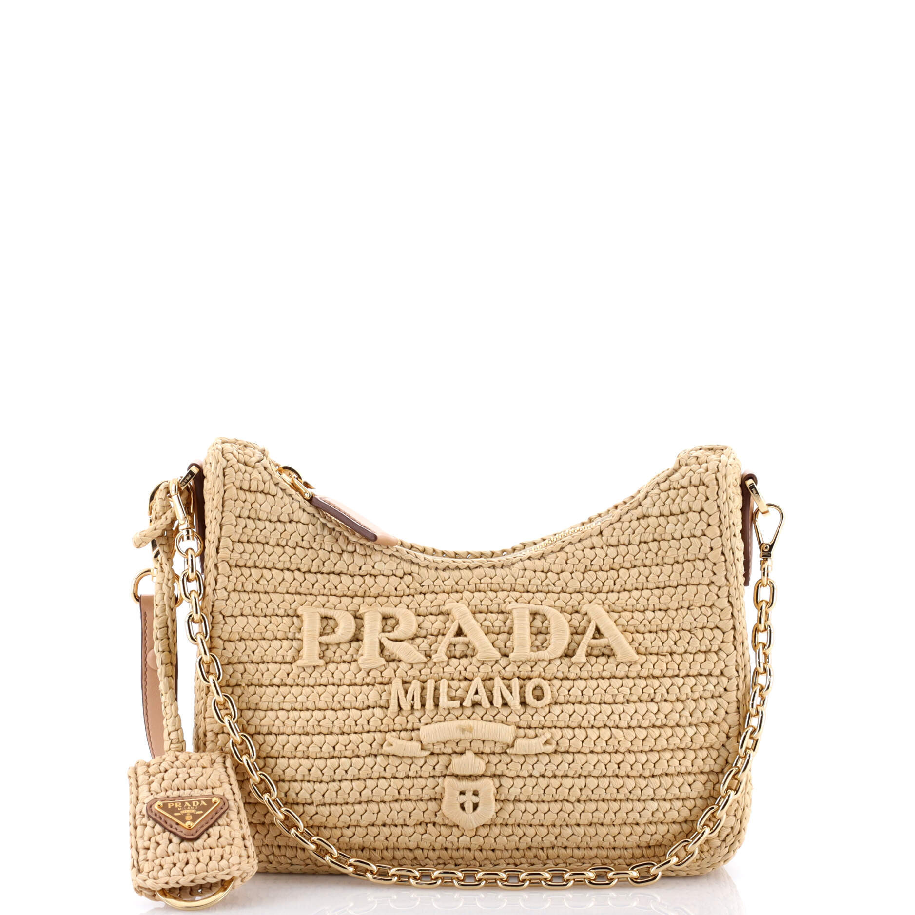Re-Edition 2000 Shoulder Bag Raffia Mini | Shop Simon
