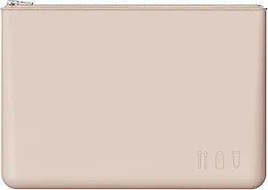 FERYES Silicone Makeup Bag, YKK Zipper Cosmetic Bag for Women, Slim Toiletry Bag for Traveling, A... | Amazon (US)