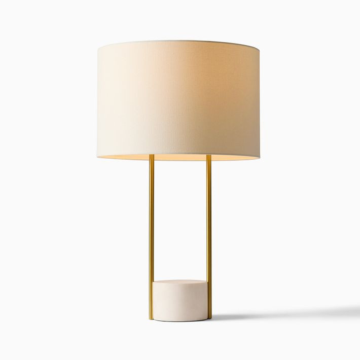 Industrial Outline Table Lamp (27") | West Elm (US)