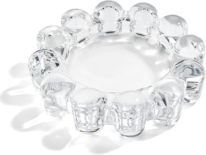 1 Pack Bubble Candle Dish – Transparent Glass Candle Dish for Home Decor – Decorative Modern ... | Amazon (CA)