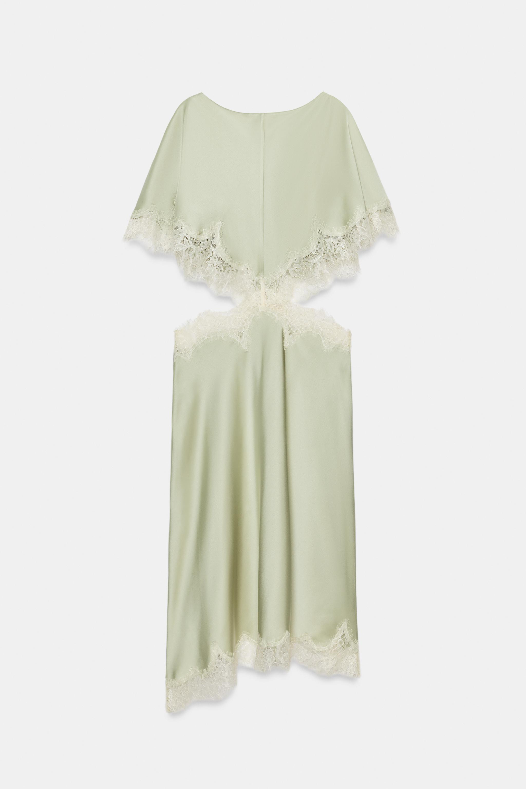 ZW COLLECTION CUT OUT LACE DRESS | Zara US