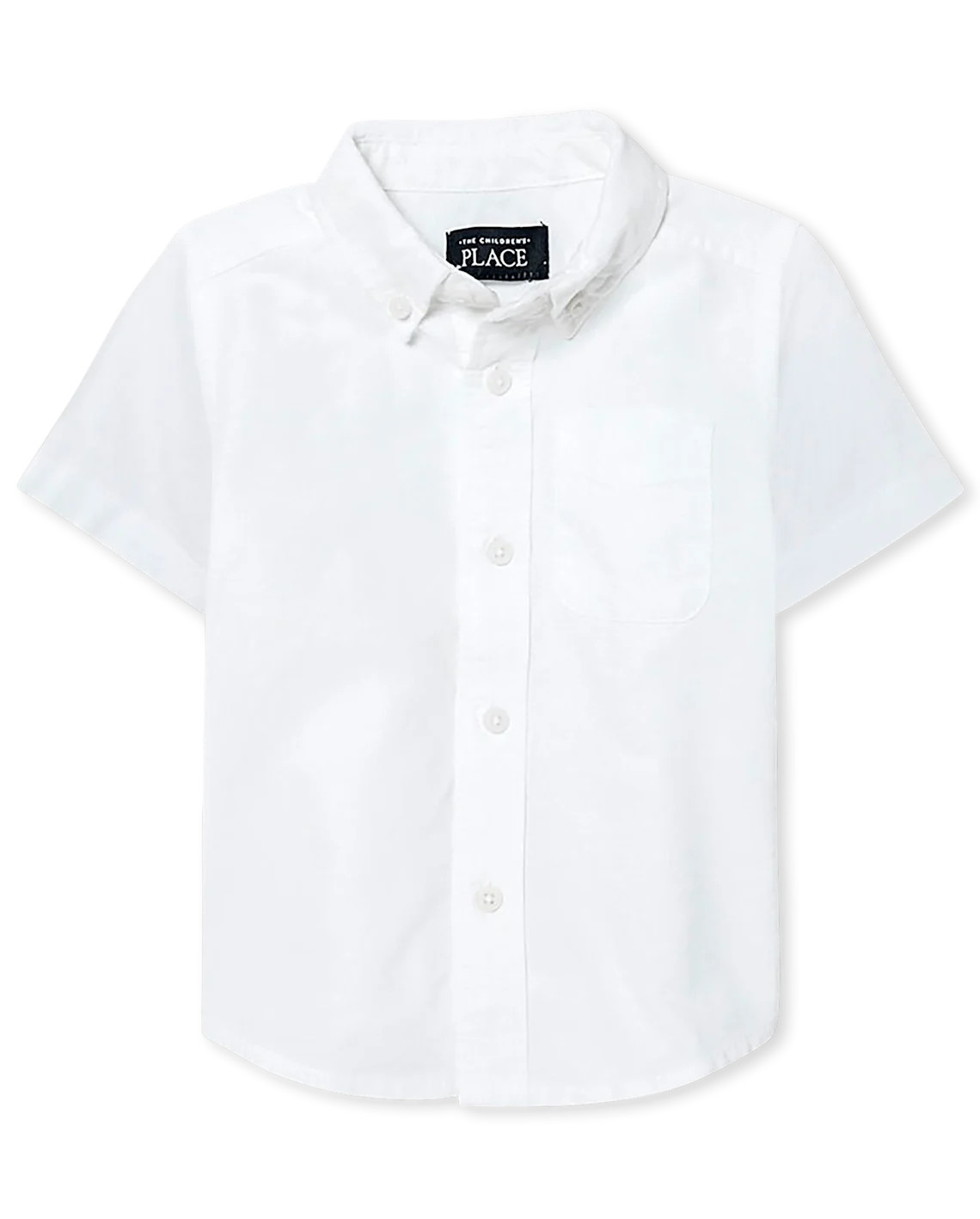 Baby And Toddler Uniform Oxford Button Down Shirt - white | The Children's Place