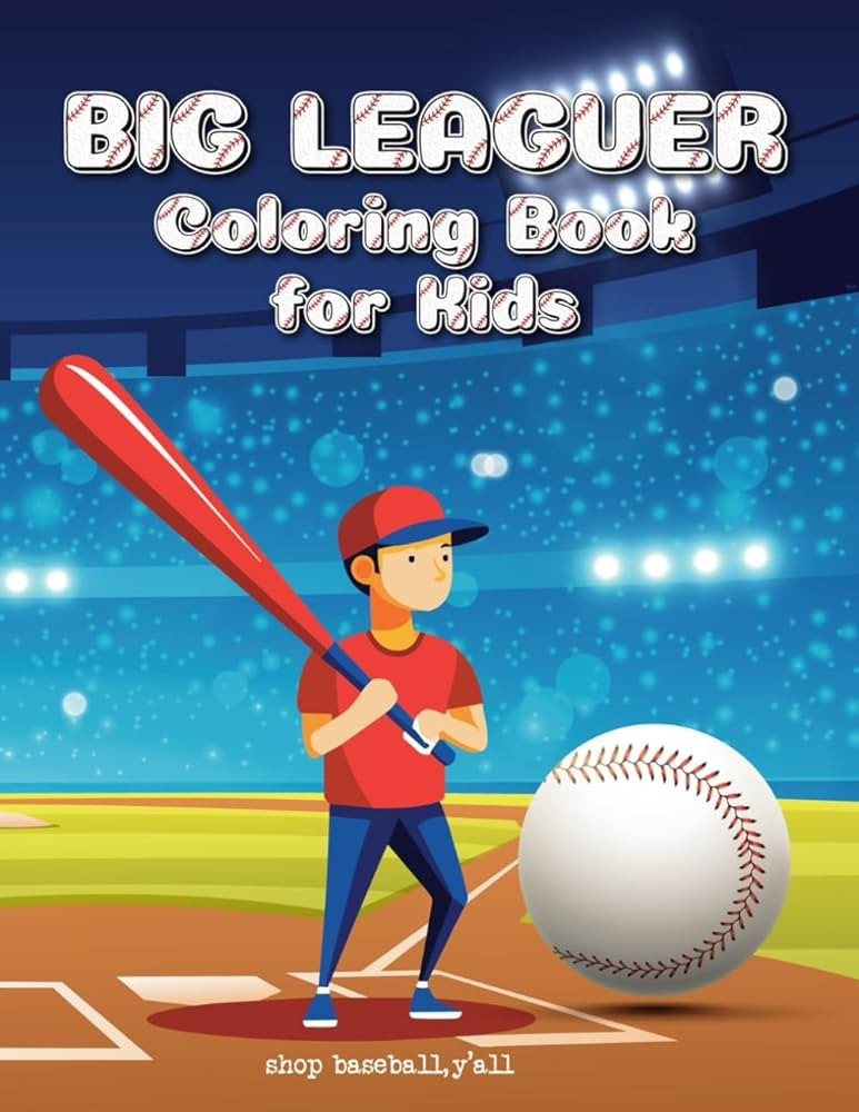 Big Leaguer Coloring Book for Kids | Amazon (US)