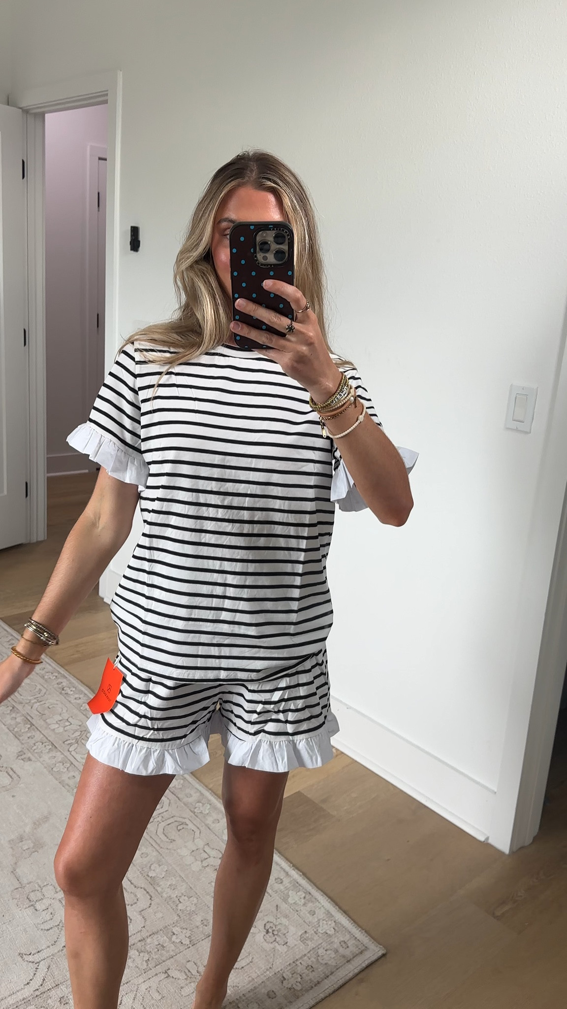 Amazon size small Tankaneo Womens 2 Piece Striped Shorts Set Ruffle Short Sleeve Tops Hight Waist Shorts Matching Sets Summer Vacation Outfits

#LTKootd #LTKSaleAlert #LTKSeasonal