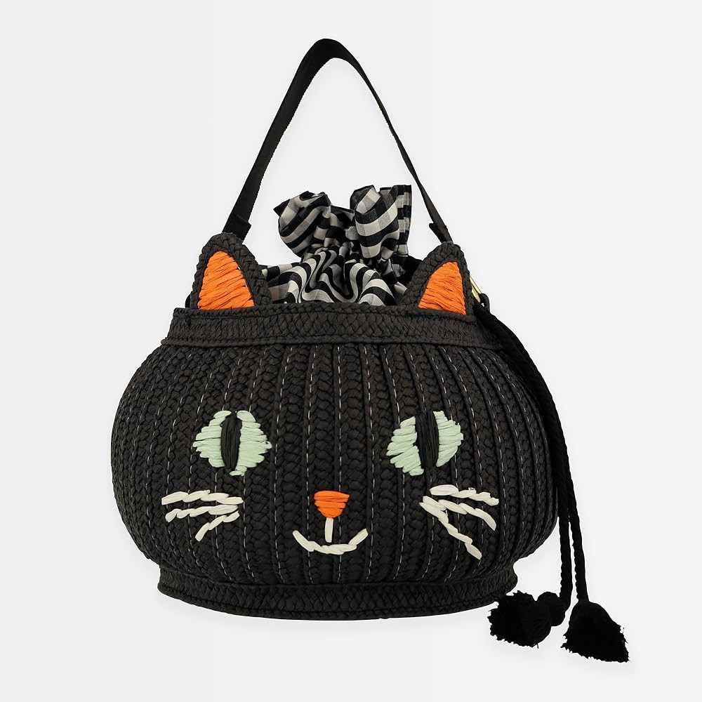Meri Meri Black Cat Halloween Treat Bag (Pack of 1) | Amazon (US)