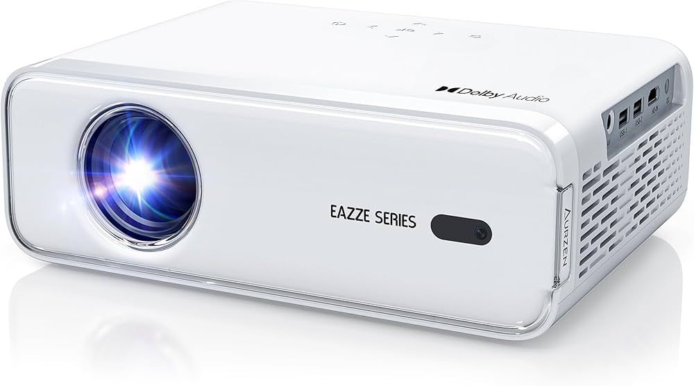 Eazze D1 Smart Projector with WiFi and Bluetooth, Netflix-Officially-Licensed, Auto Focus & Keyst... | Amazon (US)