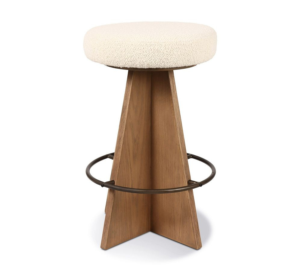 Peru Upholstered Stool | Pottery Barn (US)