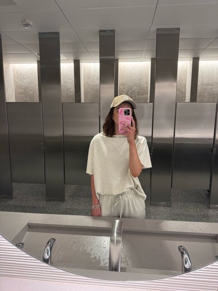 Airport outfit // travel outfit 

Matching set: wearing s
Baseball hat // baseball cap 

#LTKStyleTip #LTKTravel #LTKFindsUnder50