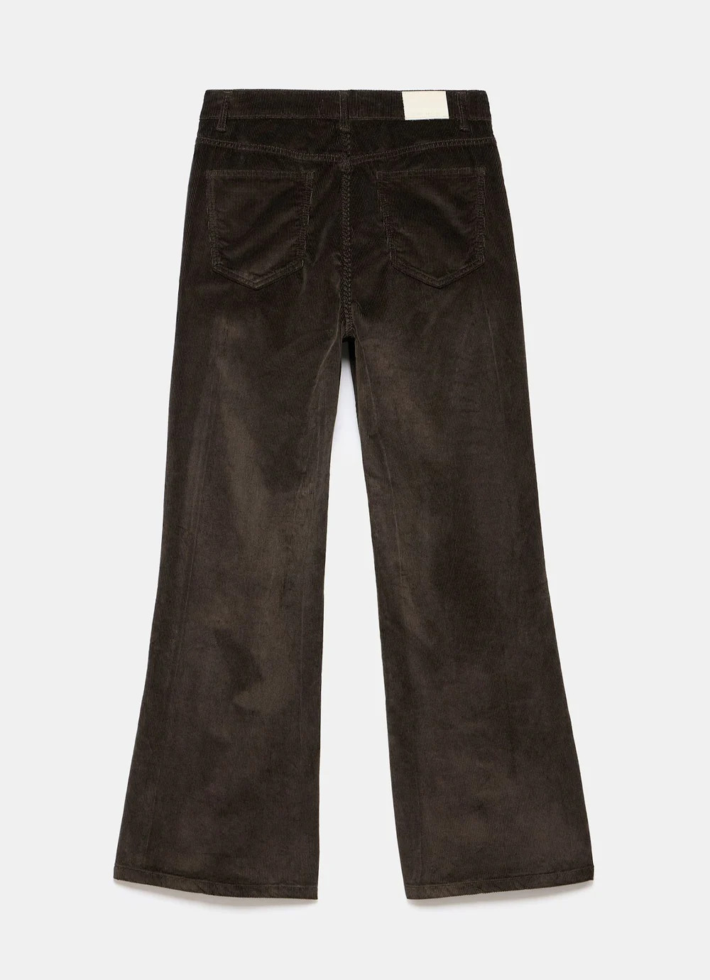 Brown Corduroy Flared Trousers | Mint Velvet