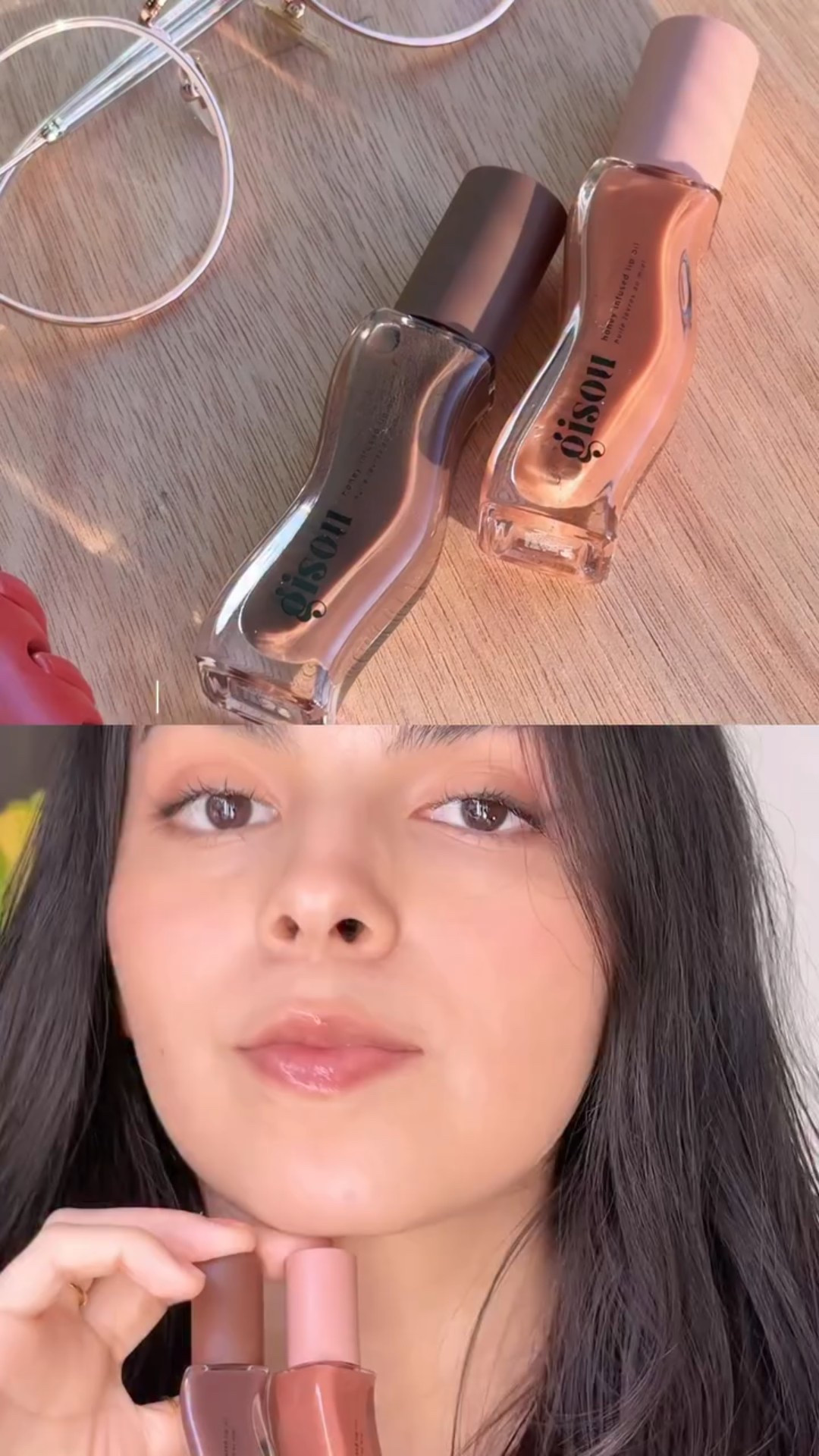 the new @gisou lip oils giving fall vibes 🍂☕️

so in love with the new brown shades, and how yummy they both smell! Milky mocha smells just like hot cocoa 🤤 Which shade would you pick? 

#gisou #lipswatch #makeup #fallvibes🍁 #aesthetic #ugc #ugccreator #ugcexample #aesthetic #ugccommunity #ugccontentcreator #ugcbeauty #ugcportfolio