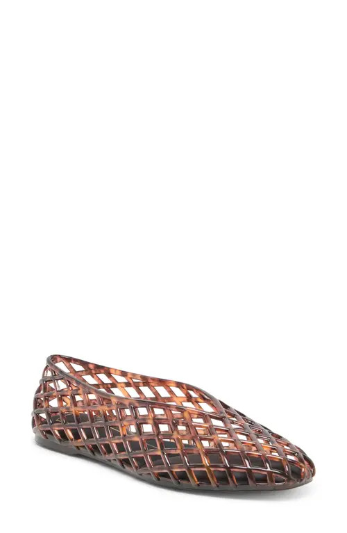Dolce Vita Jam Jelly Flat in Tortoise Jelly at Nordstrom, Size 7 | Nordstrom