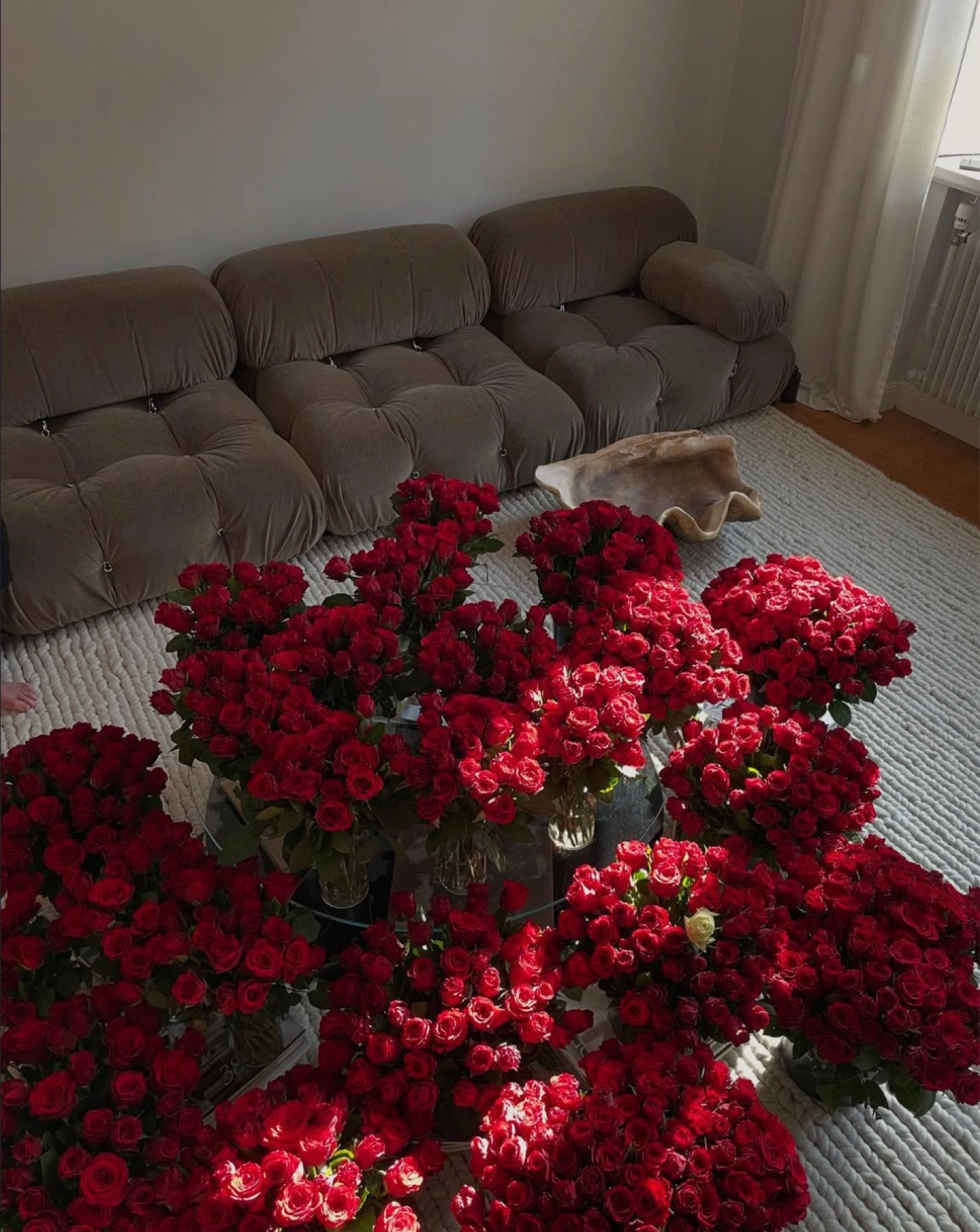 Beautiful + modern mocha mousse couch and soft interior design.🤎💐

#LTKMostLoved #LTKStyleTip #LTKHome