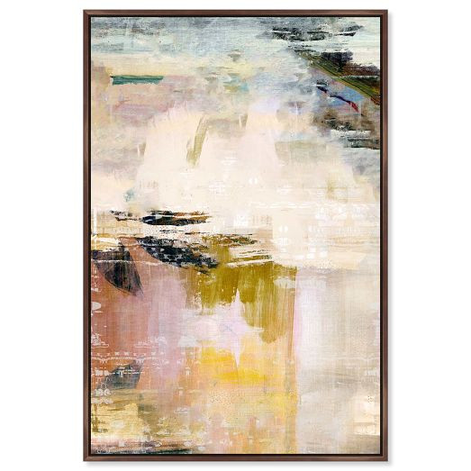 Sunset Abstract Framed Canvas Wall Art | West Elm (US)