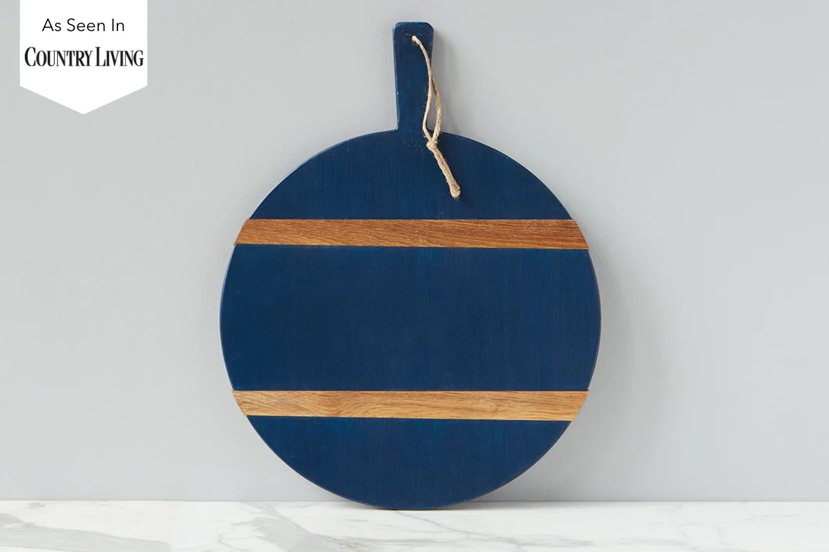 Navy Round Mod Charcuterie Board, Medium | etúHOME