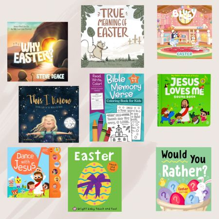 Super nice books for those Easter baskets coming up! I love the mix of activity, music, and religious books!

#LTKfamily #LTKkids #LTKSeasonal