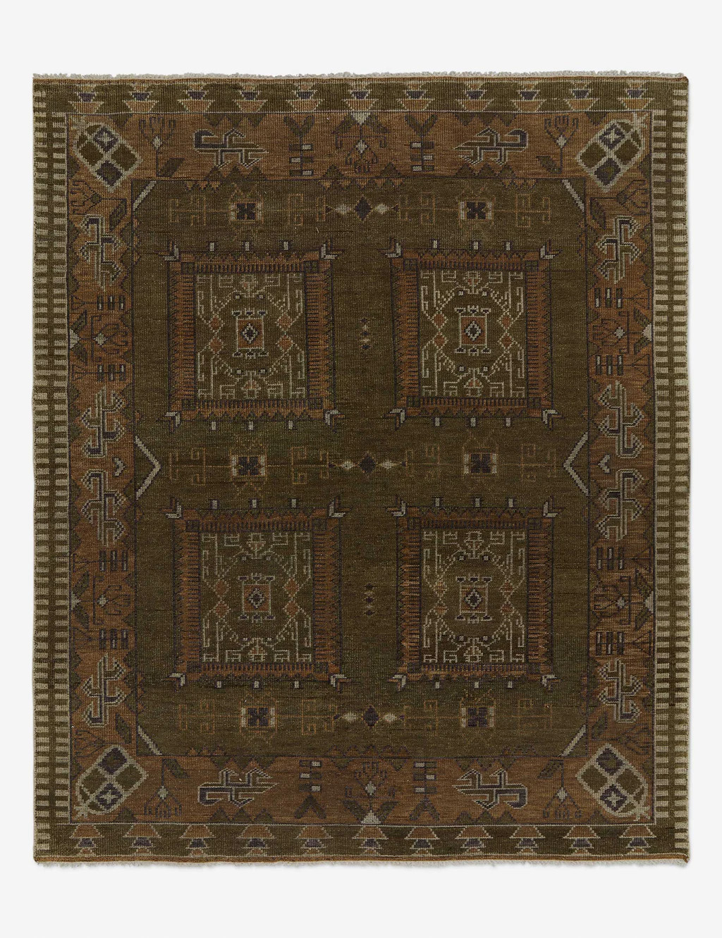 Tahj Hand-Knotted Wool Rug | Lulu and Georgia 