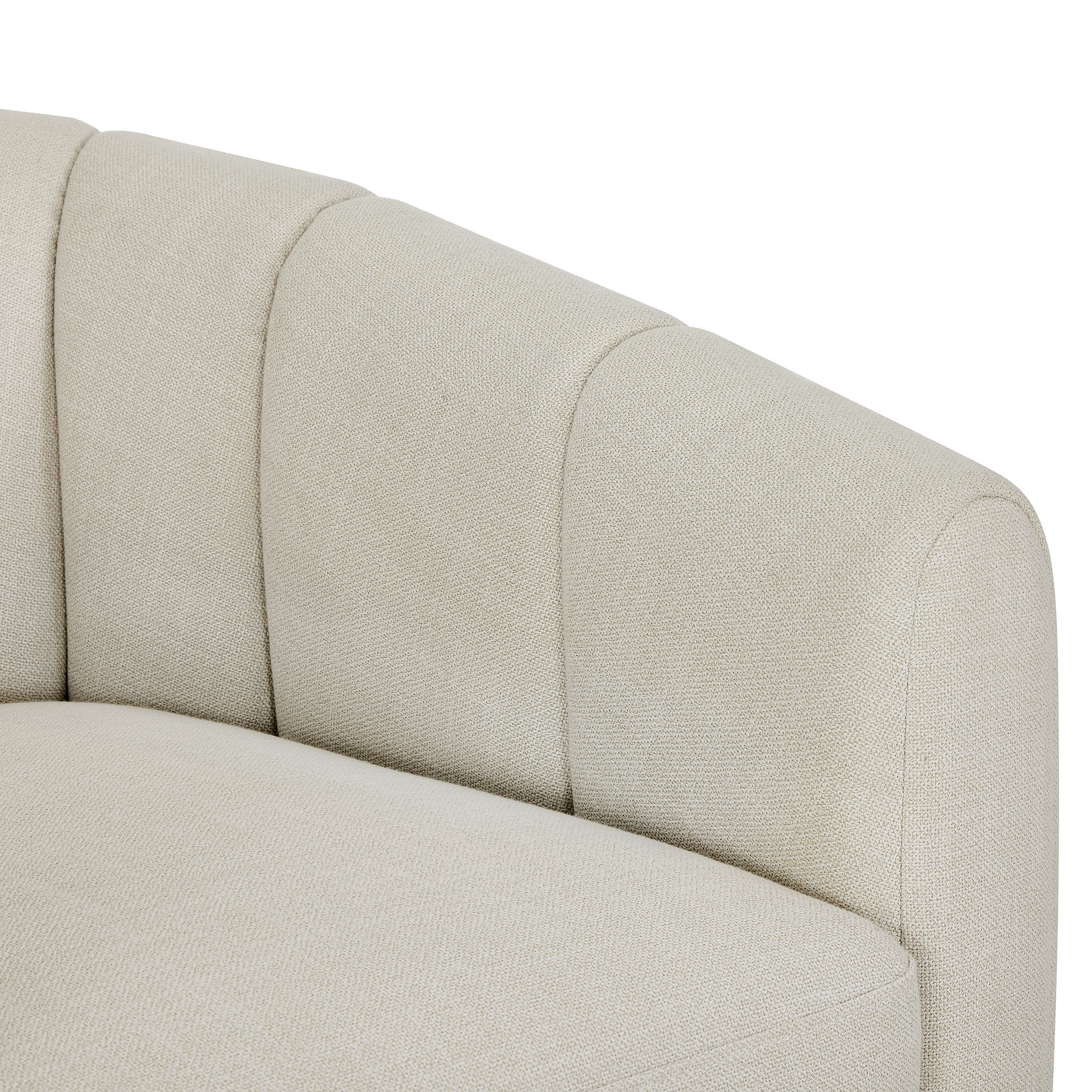 Better Homes & Gardens Lillian Accent Swivel Chair, Cream Linen | Walmart (US)