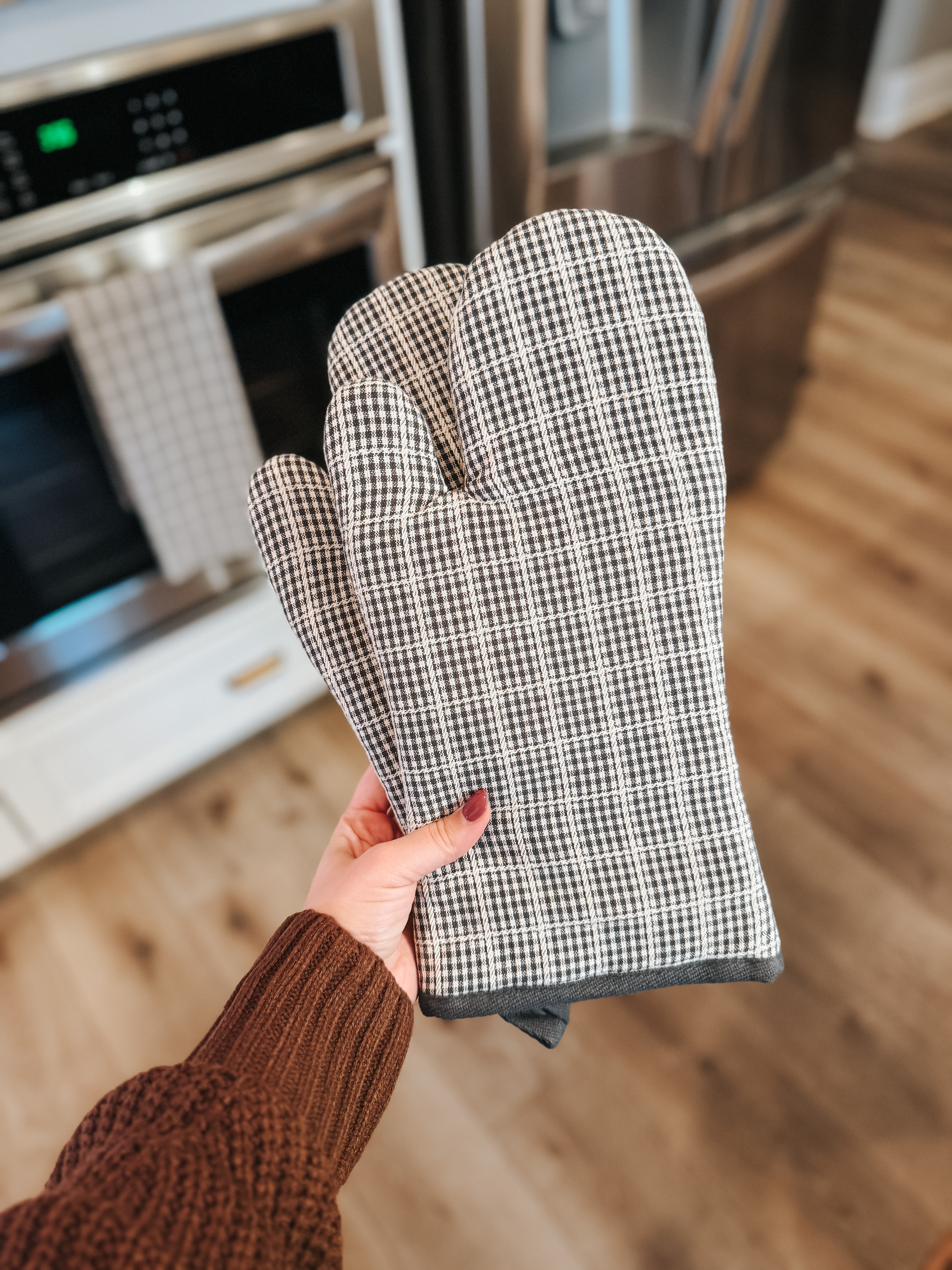 These Hearth & Hand with Magnolia potholders from Target are so good — timeless pattern and great quality.  

 #LTKHome