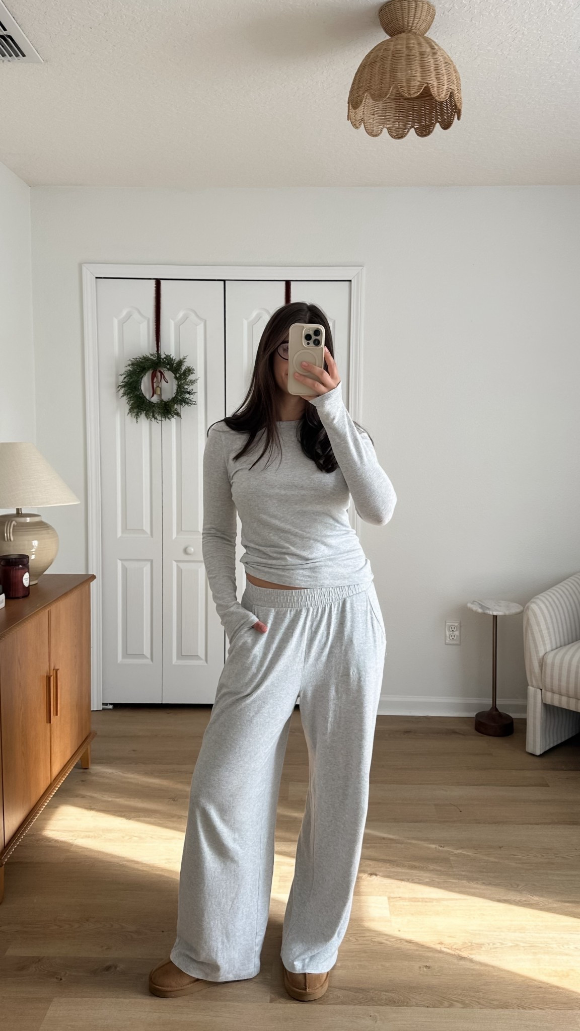 comfiest lounge set! Wearing size small. Code: CYBERAF 

#LTKootd #LTKSaleAlert #LTKCyberWeek