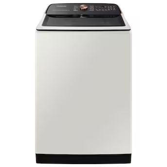 Samsung 5.5-cu ft High Efficiency Impeller Smart Top-Load Washer (Ivory) ENERGY STAR | Lowe's