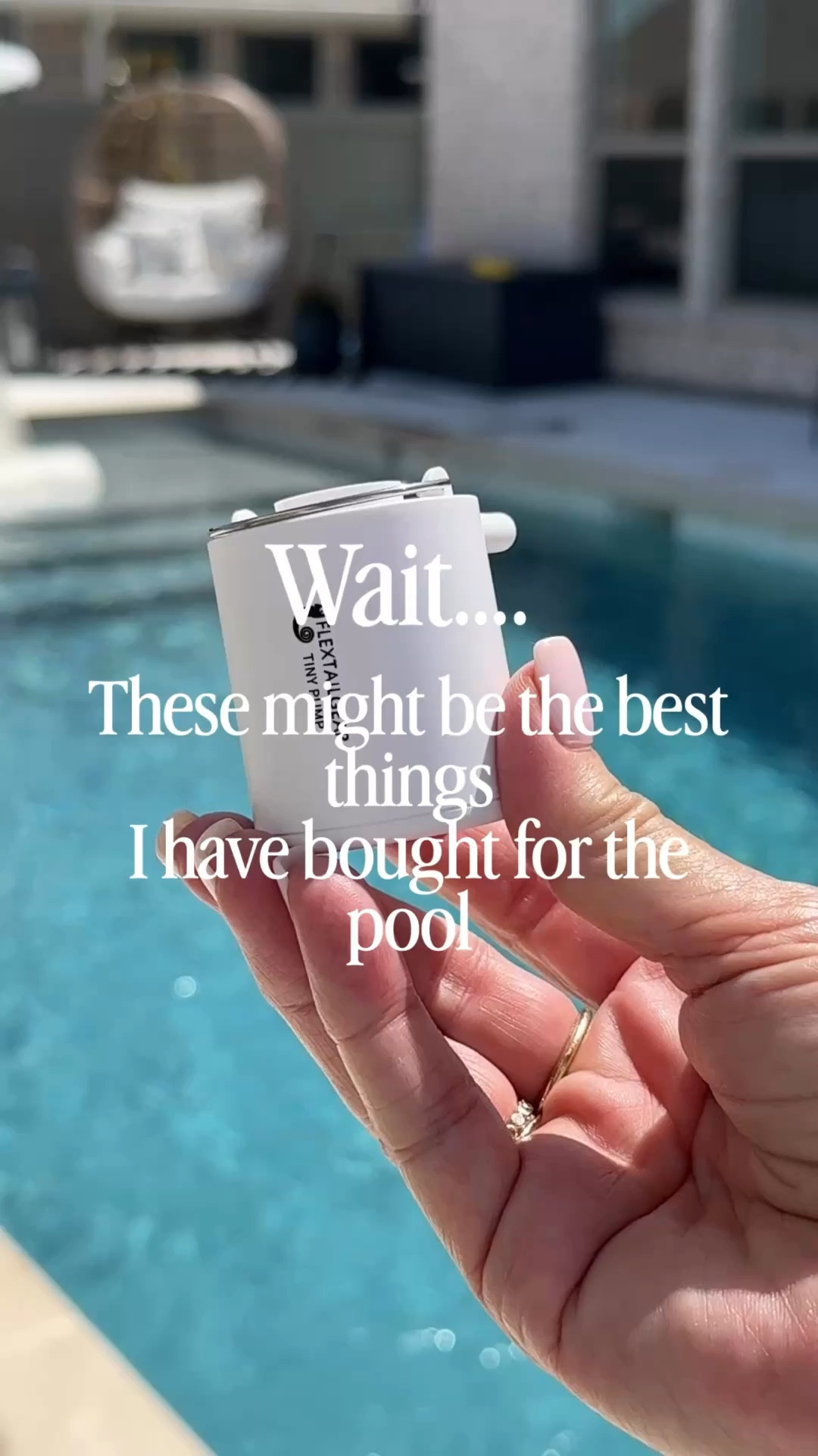 These might be my favorite things I have gotten for the pool! This tiny pump makes blowing up all the inflatables so easy and so fast. These solar spheres are charged during the day by the sun and look so beautiful at night! 

#LTKHome