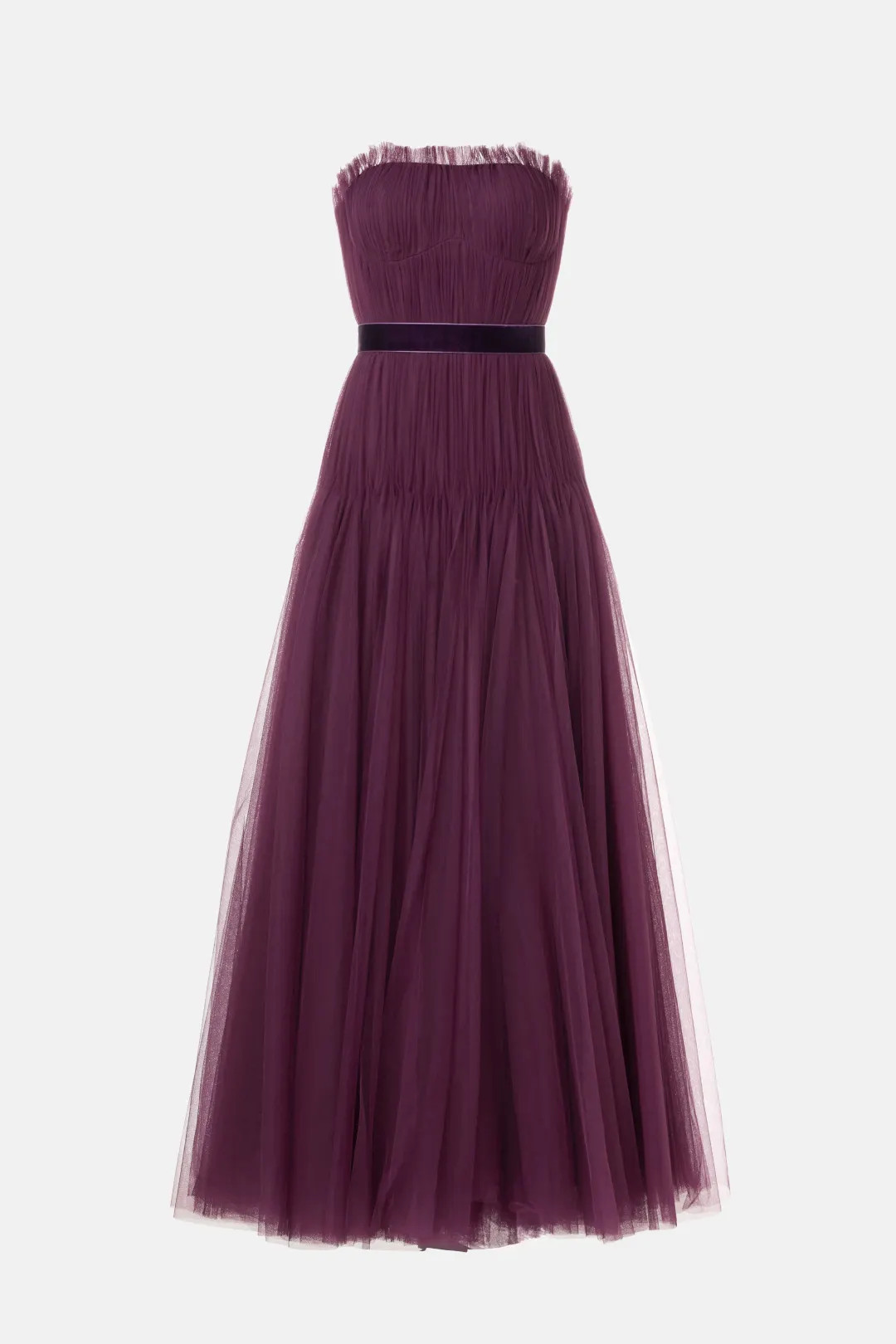 Pleated Tulle Couture Gown | Rent the Runway