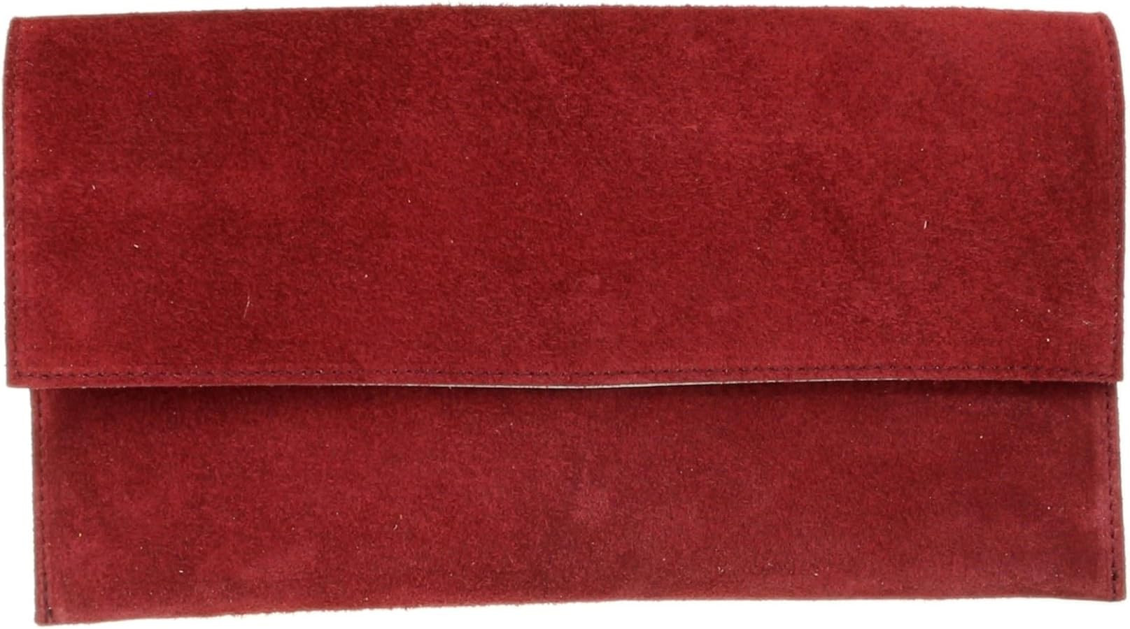 Girly HandBags Womens Plain Suede Clutch Bag | Amazon (US)