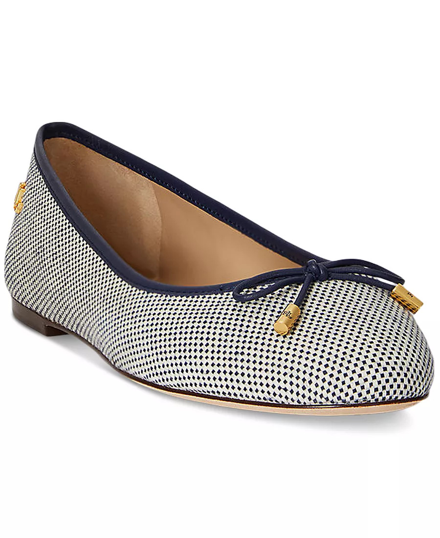 Women's Jayna Nappa Leather Flats | Macy's