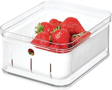 iDesign 71640EU Fridge Storage Box for Fruit and Berries, Kitchen Storage Made of BPA-Free Plasti... | Amazon (UK)
