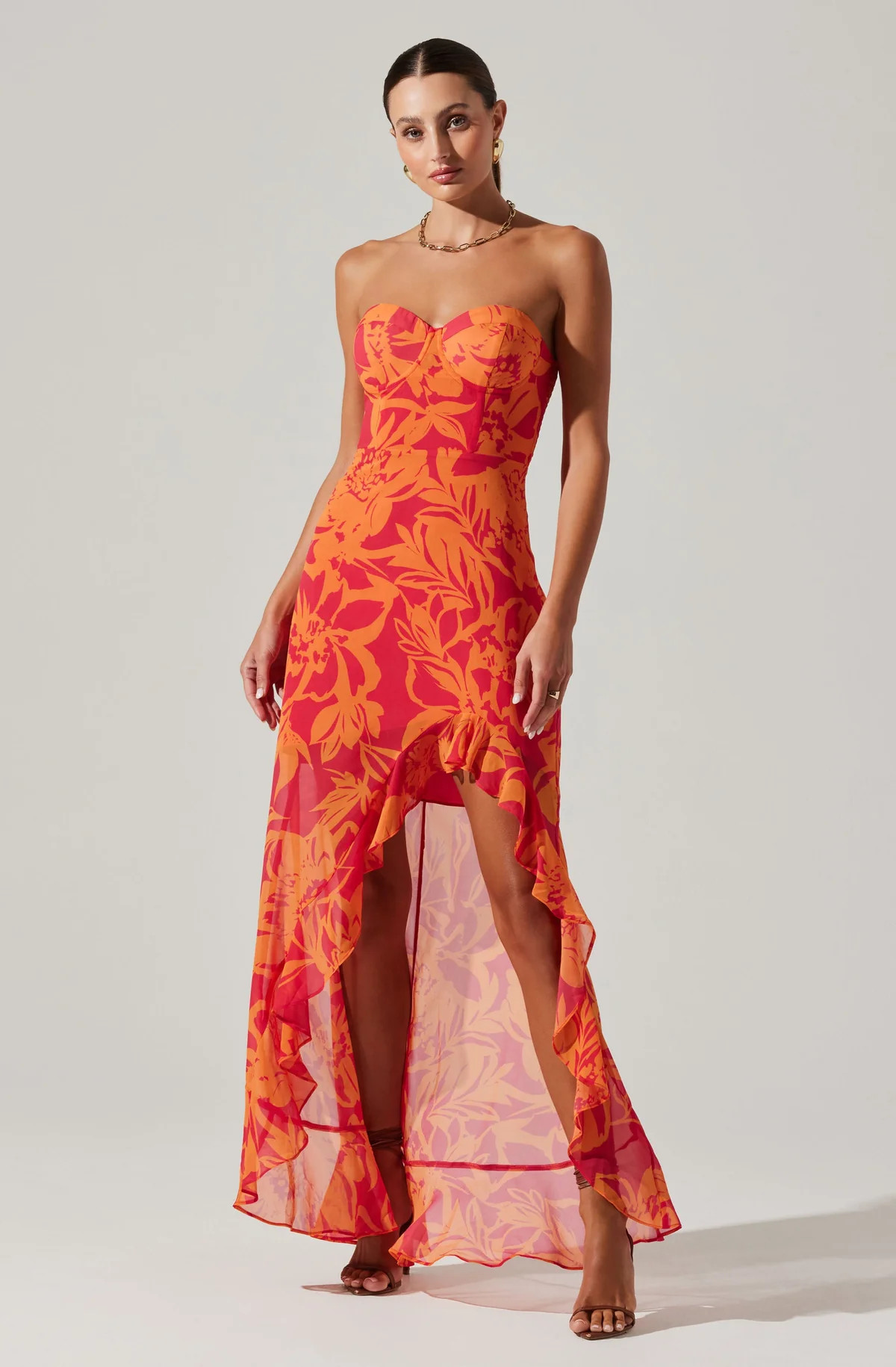 Anyssa Strapless Maxi Dress | ASTR The Label (US)