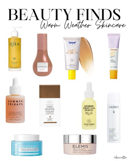 My favorite warm weather skincare products! 

#LTKSeasonal #LTKfindsunder50 #LTKbeauty