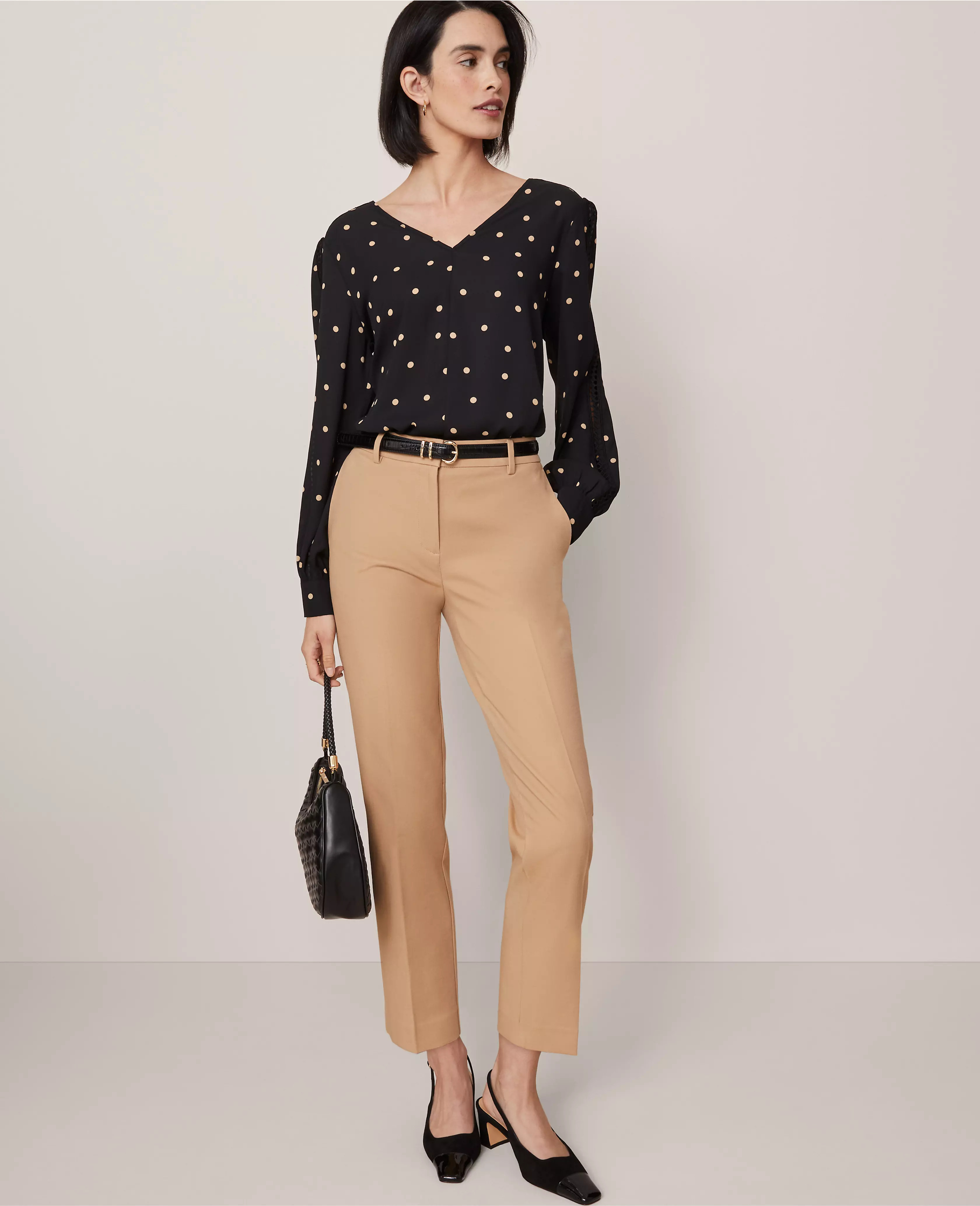 The Petite Eva Ankle Pant | Ann Taylor