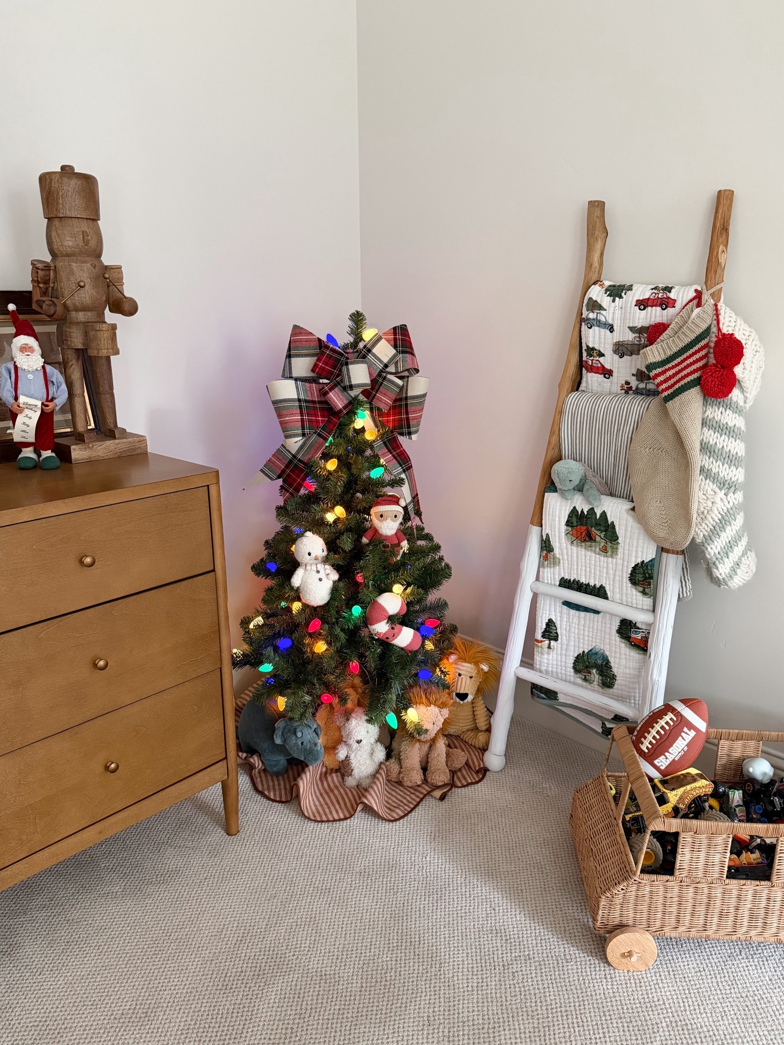 The most perfect nostalgic Christmas tree does exist and it’s under $20 🎄✨ ornaments are cuddle and kind, tree skirt is sold out and bow is Homegoods 

#LTKSeasonal #LTKHoliday #LTKKids