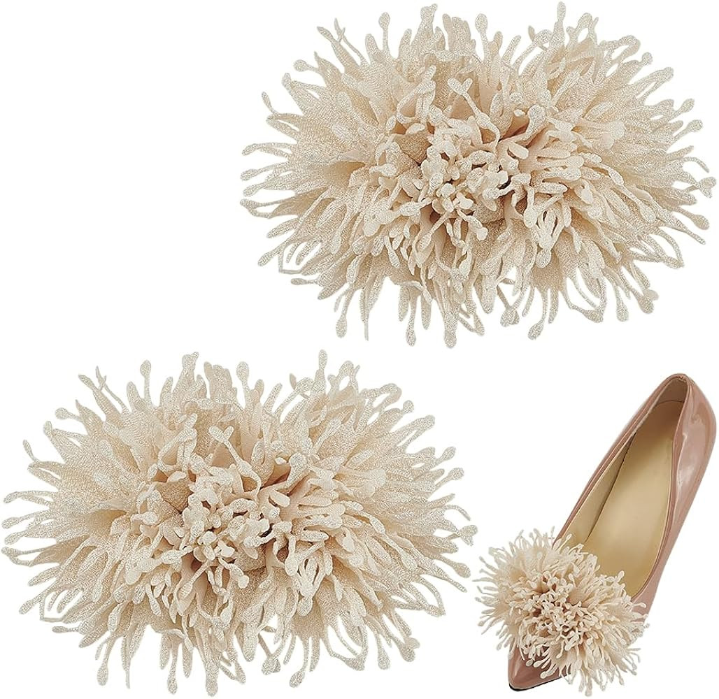 FINGERINSPIRE 2Pcs Pince à Chaussures en Forme de Fleur 3D 8X11cm Clip Amovible pour Boucle de C... | Amazon (FR)
