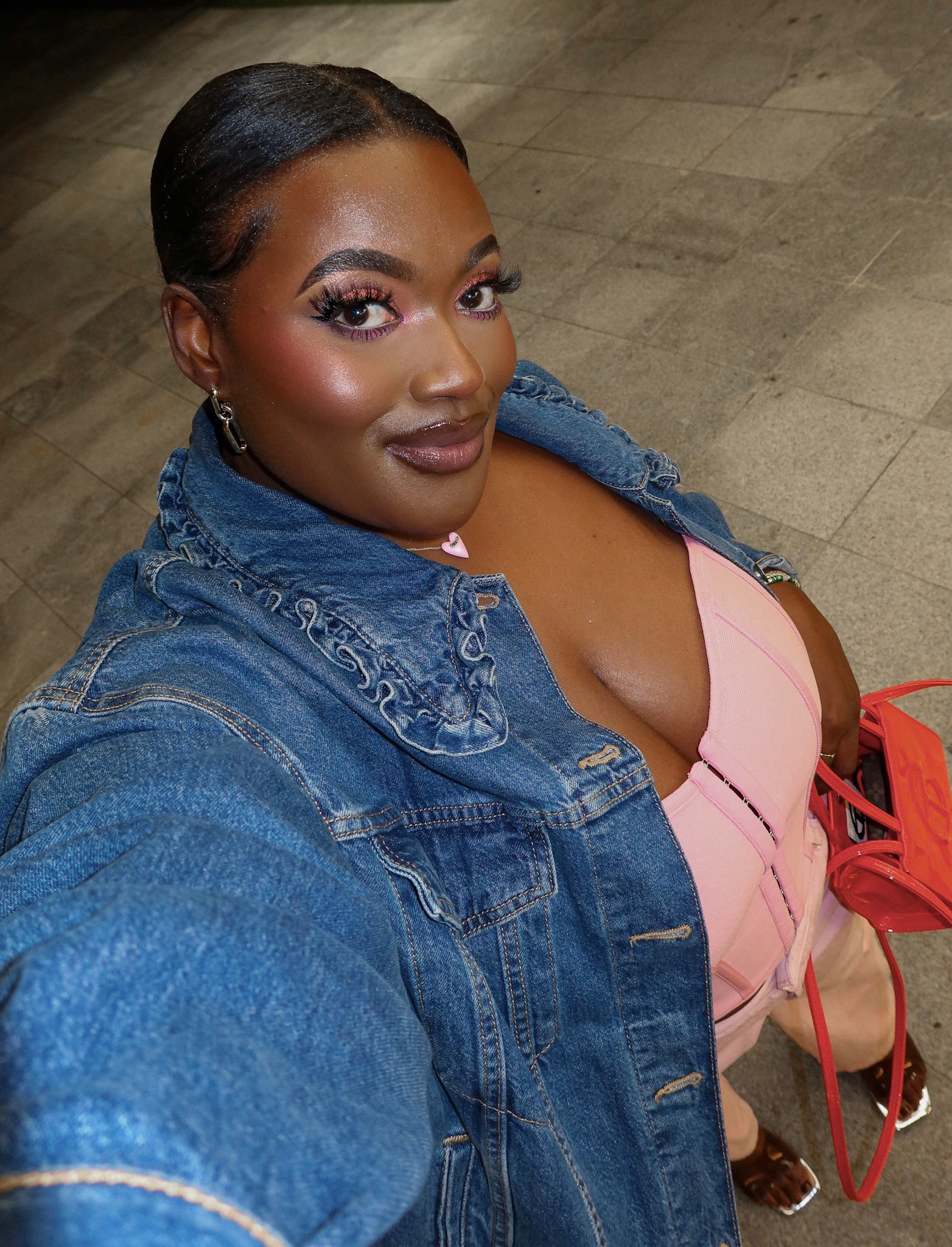 💕 Barbie dreams 💕
Corset - PLT
Jeans & jacket - Levi’s x GANNI collection
Purse - Telfar
Jewels - Mejuri

#LTKcurves #LTKstyletip #LTKSeasonal