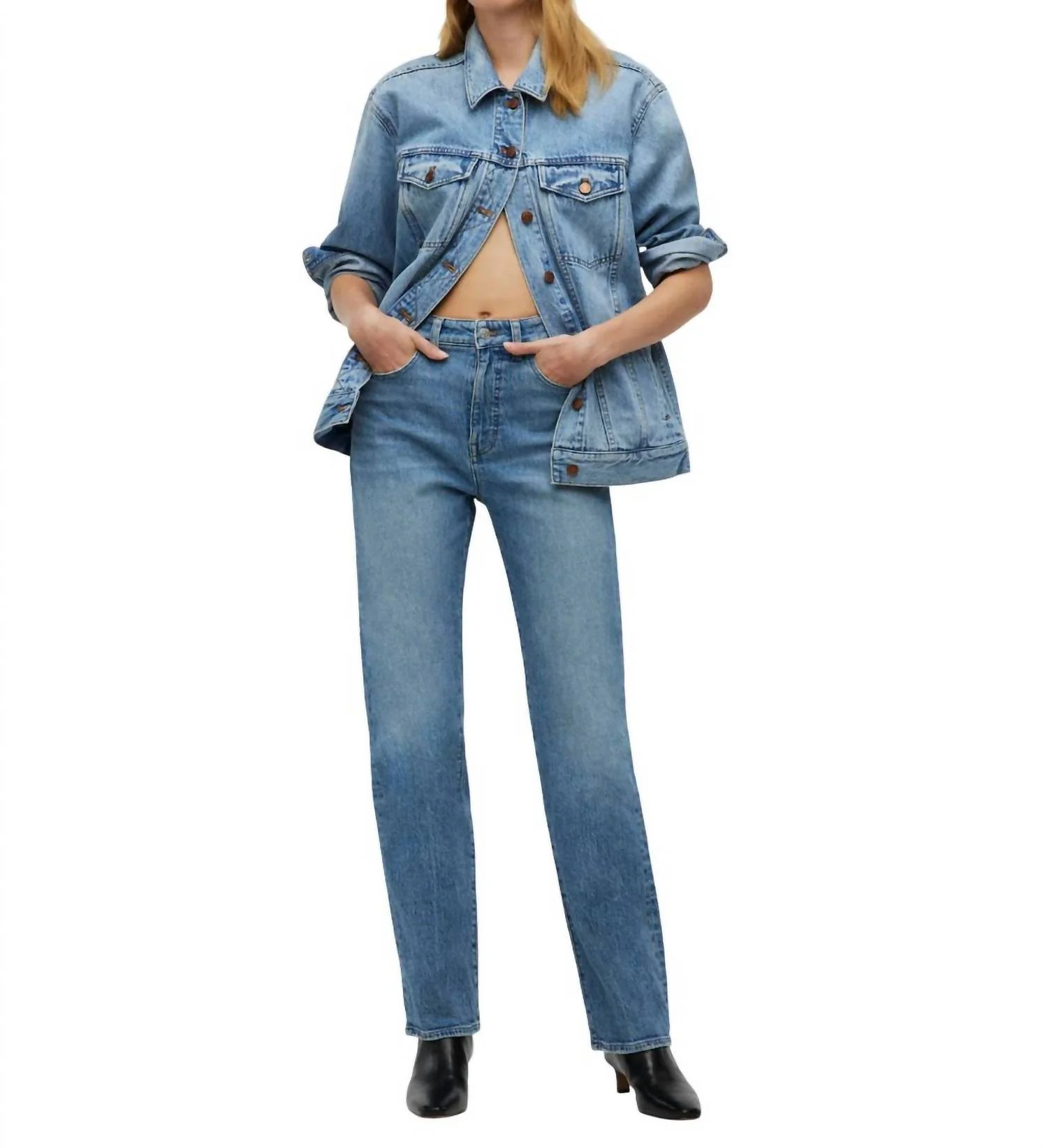 The '90S Straight Jean In Rondell Wash | Shop Simon
