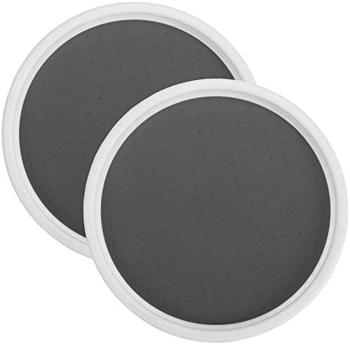 Lawei 2 Pack Pantry Cabinet Lazy Susan Turntable - 10 Inch Non-slip Lining Kitchen Storage Turnta... | Amazon (US)