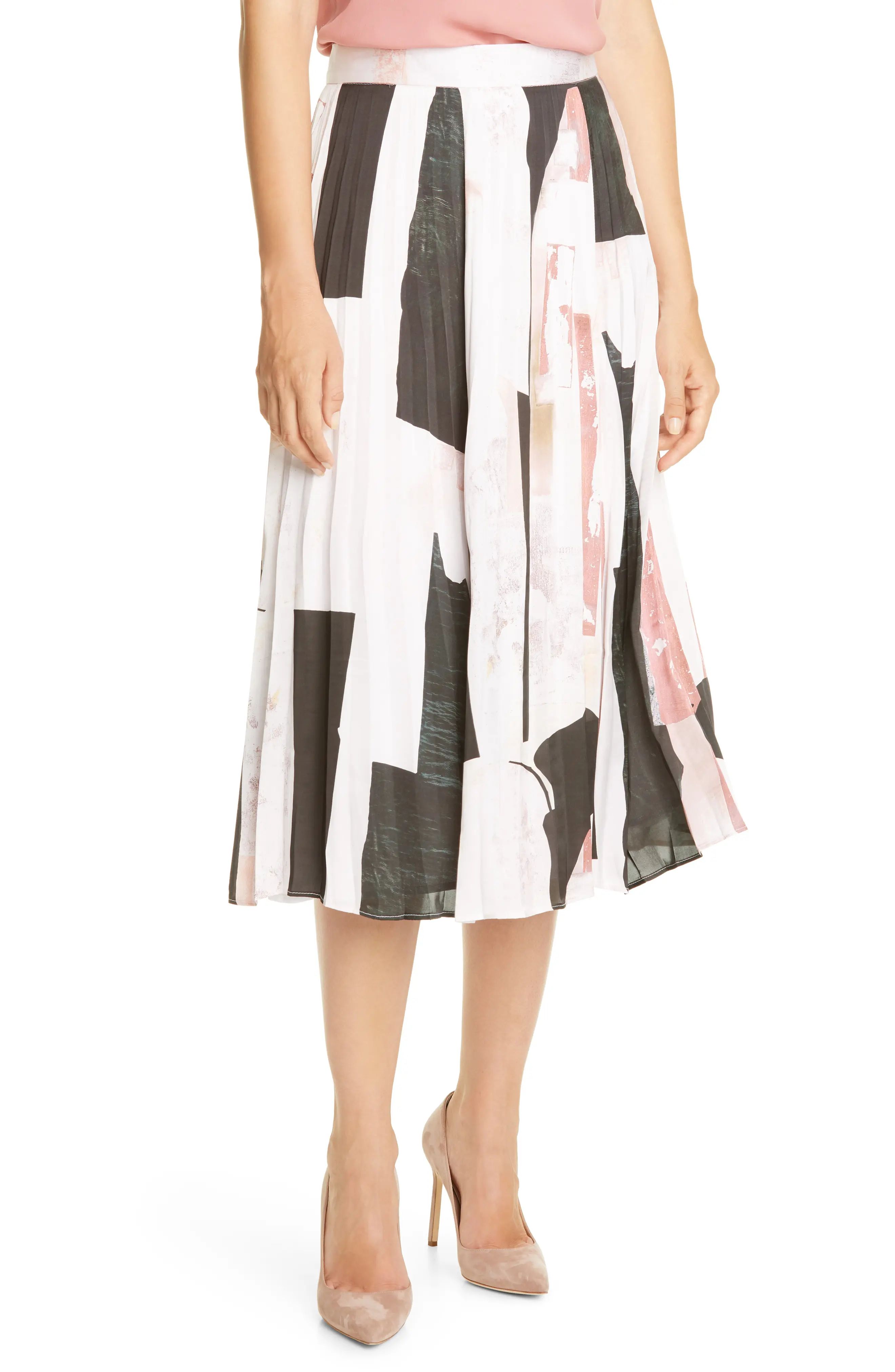 Women's Judith & Charles Luminism Skirt, Size 0 - Pink | Nordstrom