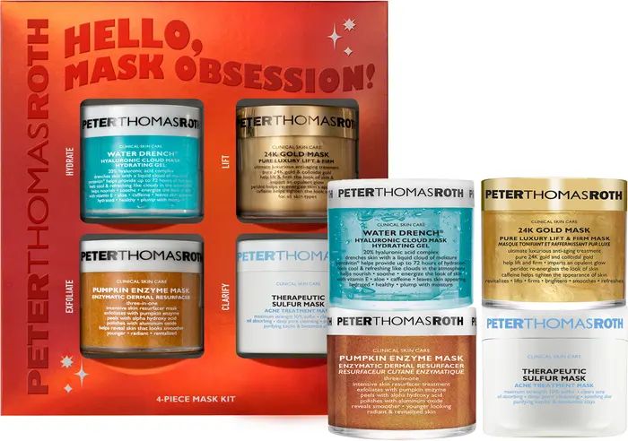Peter Thomas Roth Hello, Mask Obsession! 4-Piece Mask Kit $167 Value | Nordstrom | Nordstrom