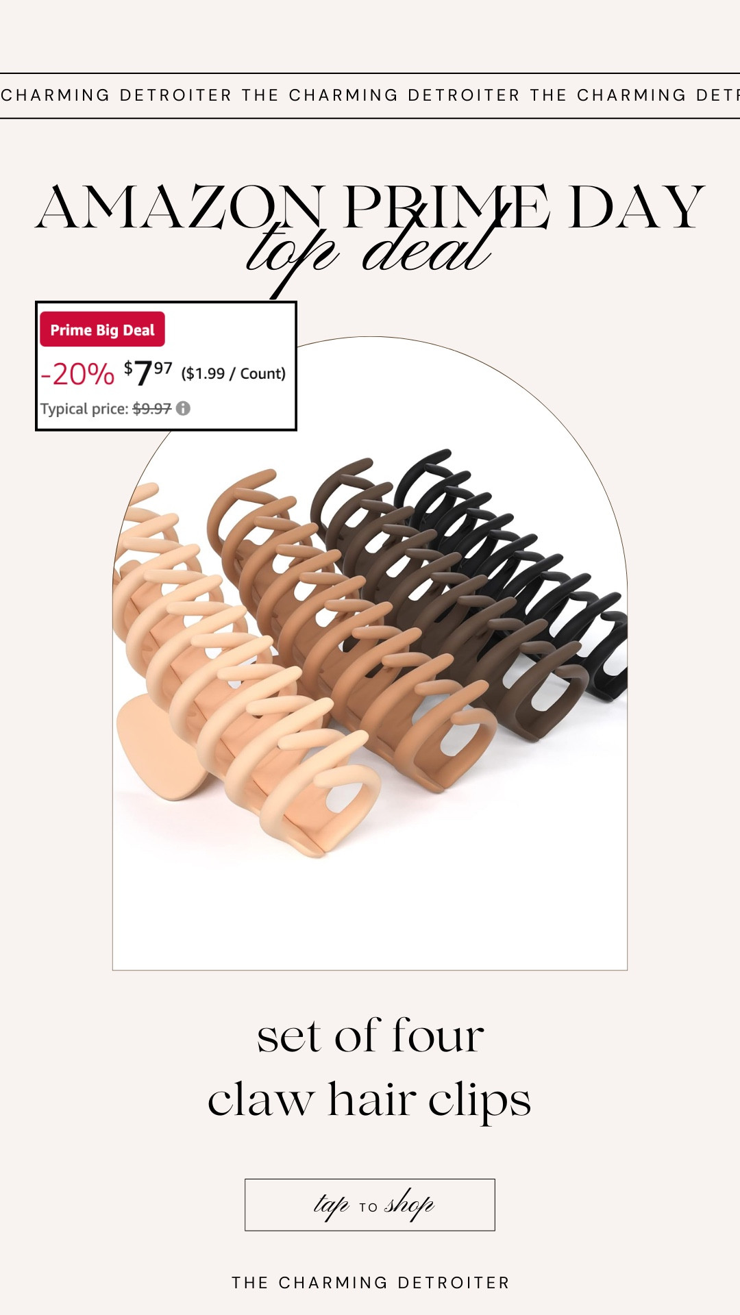 Best hair claw clips on sale for Amazon prime day

#LTKFindsUnder50 #LTKxPrimeDay #LTKBeauty