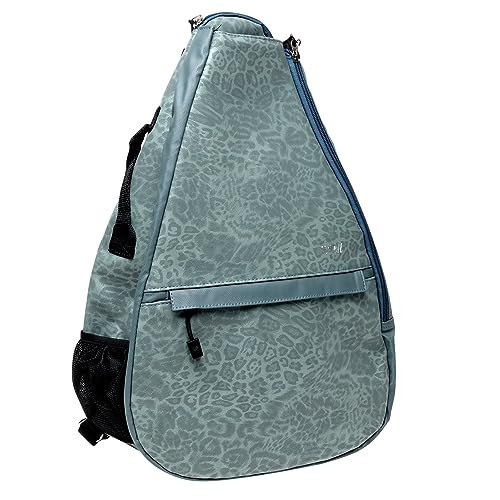 Glove It Signature Tennis Backpack for Women, Lightweight Ladies Tennis Bag & Sling Backpack for 2 Racquets, Balls, Water Bottle - Loden | Amazon (US)