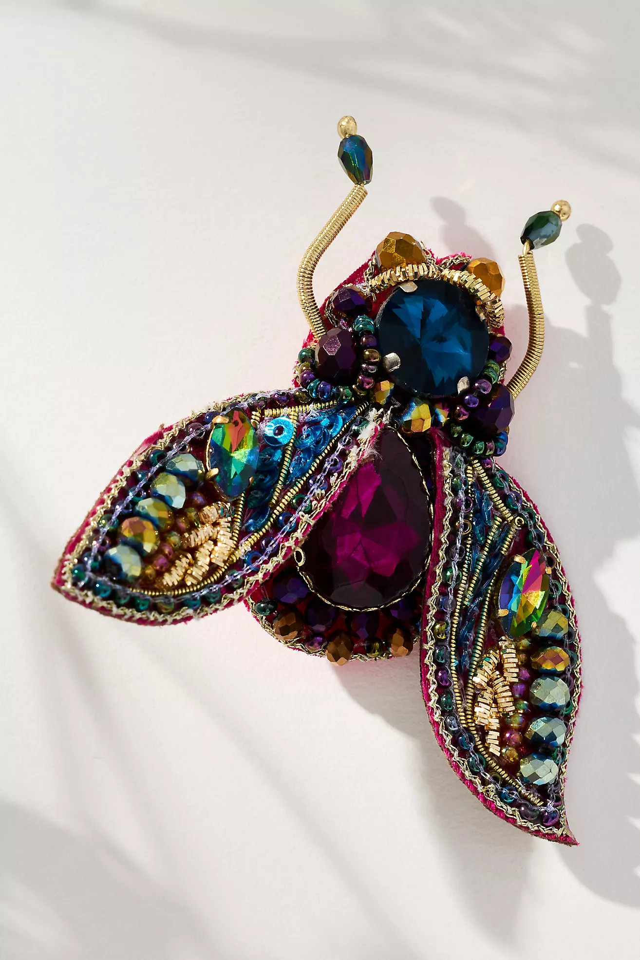 Beaded Garden Brooch | Anthropologie (US)