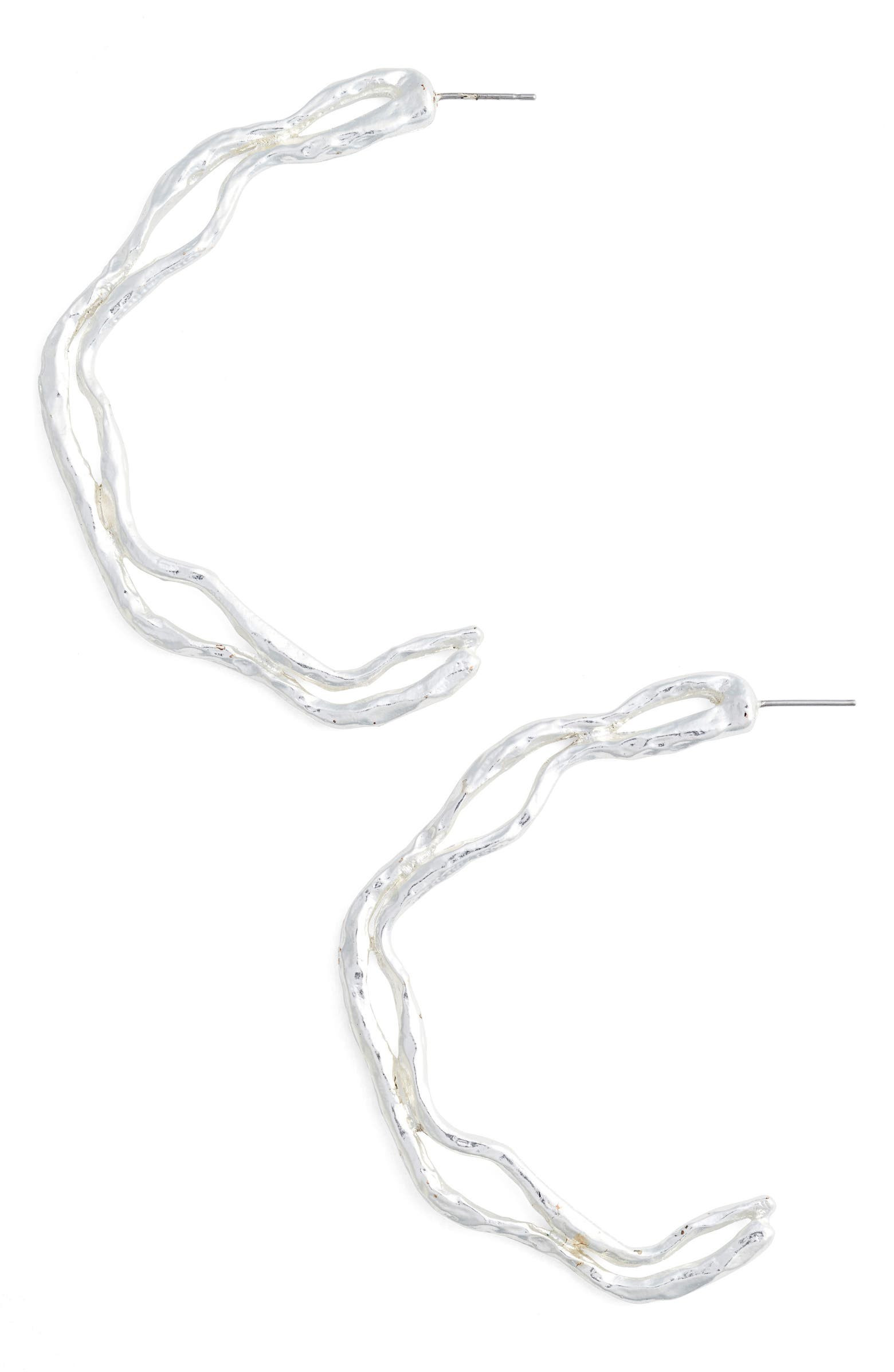 Karine Sultan Openwork Hoop Earrings | Nordstrom | Nordstrom