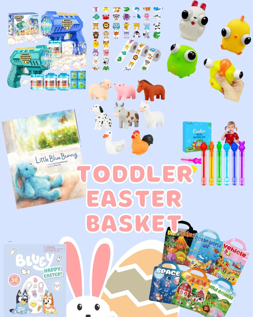 Toddler Easter Basket Ideas 🐣🐇🧺

#LTKEaster #EasterBasket #ToddlerEasterBasket 

#LTKKids #LTKSeasonal #LTKFindsUnder50