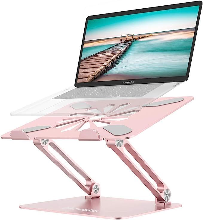 Laptop Stand, Adjustable Computer Riser Notebook Holder for Laptop, Ergonomic Foldable Portable L... | Amazon (US)
